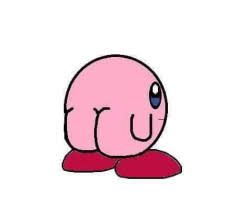 Kirby Mouth Open, Kirby Pumpkin Carving, Buff Kirby, Cursed Kirby, Kirby Drawing, Funny Face Drawings, Kirby Memes, Japanese Wallpaper Iphone, Easy Animal Drawings