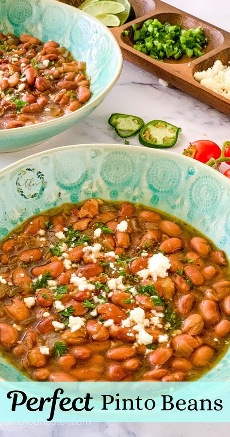 Instant Pot Pozole, Pressure Cooker Pinto Beans, Instant Pot Pinto Beans Recipe, Quick Soak Beans, Instant Pot Pinto Beans, Pressure Cooker Beans, Pantry Meals, Pinto Bean Recipes, Pinto Bean