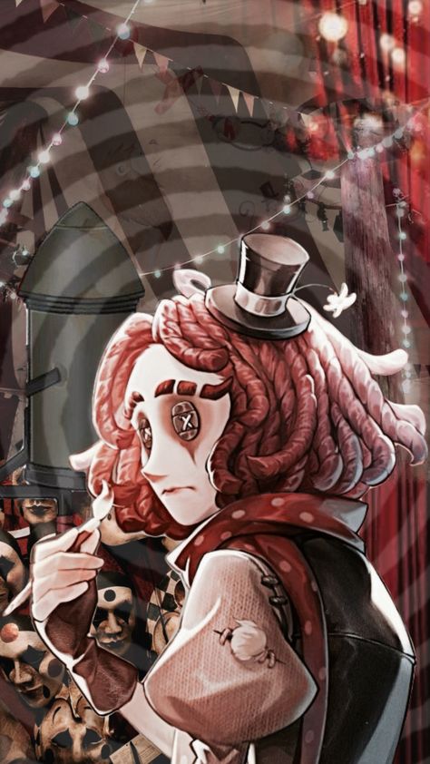 #identityv #idv #weepingclown #videogame #character #characteraesthetic #aesthetic #wallpaper #clown Weeping Clown Idv Fanart, Idv Weeping Clown, Weepy Idv, Weeping Clown Identity V, Joker Idv, Idv Icons, Picture Storage, Female Dancers, Joker Wallpapers