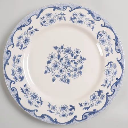 Blue And White Dinnerware, Toile Pattern, Blue Dinner Plates, French Toile, Royal Stafford, Patterned Plates, China Dishes, White Dishes, Blue And White China