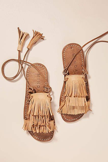 Minda Living x Anthropologie Wilder Fringe Gladiator Sandals Amazon Sandals, Gold High Heel Sandals, Bohemian Sandals, Boho Shoes, Trending Womens Shoes, Shoe Wardrobe, Fringe Sandals, Sandals Slippers, Boho Accessories