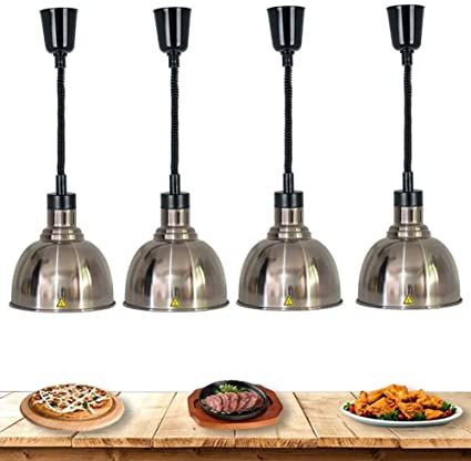 Chandelier Restaurant, Steak Pizza, College Grad Party, Chandelier Ideas, Heat Lamp, Lamp Kitchen, Luxury Lamps, Food Warmer, Kitchen Lights