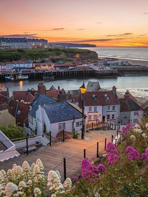 Whitby England, Whitby Abbey, A Town, English Countryside, Yorkshire England, England Travel, Pretty Places, North Yorkshire, Dream Vacations