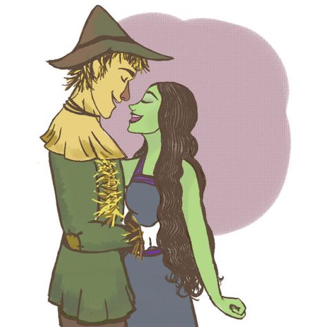 Elphaba And Fiyero, Wicked Fanart, Musical Theatre Humor, Madame Red, Musical Fanart, Elphaba And Glinda, Wicked The Musical, Wicked Witch Of The West, Wicked Musical