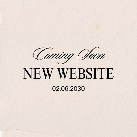 Neutral Modern Minimalist Website Coming Soon Instagram Post Website Coming Soon Instagram Post, Brand Announcement Instagram, Launch Date Announcement Instagram Post, Instagram Announcement Design, Online Boutique Aesthetic, Coming Soon Social Media Post, Instagram Launch Post Ideas, Coming Soon Instagram Posts, Coming Soon Instagram Post Design