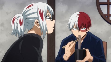 Todoroki Screenshots, Todoroki House, Todoroki Fuyumi, Fuyumi Todoroki, Mha Screencaps, Bnha Screencaps, Todoroki Family, Mha Icons, Icy Hot