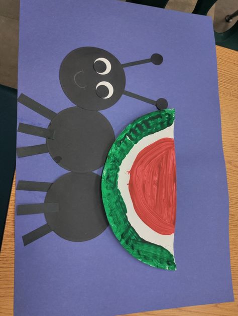 Ant Preschool Craft, Ant Art Preschool, Preschool Ant Craft, Ant Crafts For Toddlers, Ant Craft, Preschool Bug Theme, Ant Crafts, Summer Preschool Crafts, Monkey Crafts