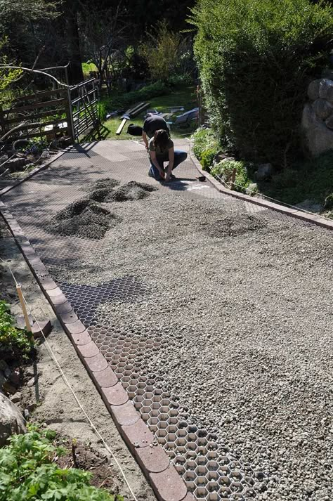 Gravel Driveways, Permeable Driveway, Driveway Edging, Diy Driveway, Driveway Installation, Gravel Driveway, Driveway Ideas, Driveway Entrance, Driveway Design