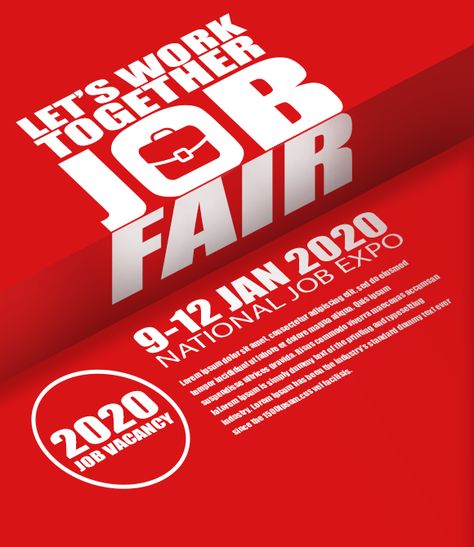 Job Fair Templates. 100% customizable.  This flyer can be the best distribution for any Upcoming Events/Fairs to gathers higher crowds to your events. Please contact the Designer under the below link. Thanks. Job Fair Poster, Fair Poster, Expo 2020, Flyer Printing, Job Fair, Event Flyers, Design Posters, Event Flyer, Upcoming Events