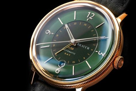 Bravur Geography GMT watch Limited Edition Watches, Mens Accessories Fashion, Rolex Watches, Leather Straps, Clock, Mens Accessories