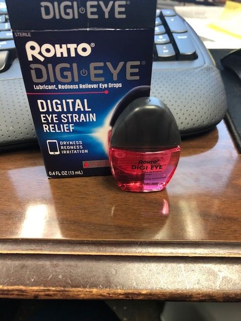 Works for dry, red, irritated eyes from digital screens Eye Strain Relief, Digital Eye Strain, Eye Strain, Screen Time, Dish Soap Bottle, Cleaning Supplies, Soap Bottle, Dish Soap, Soap