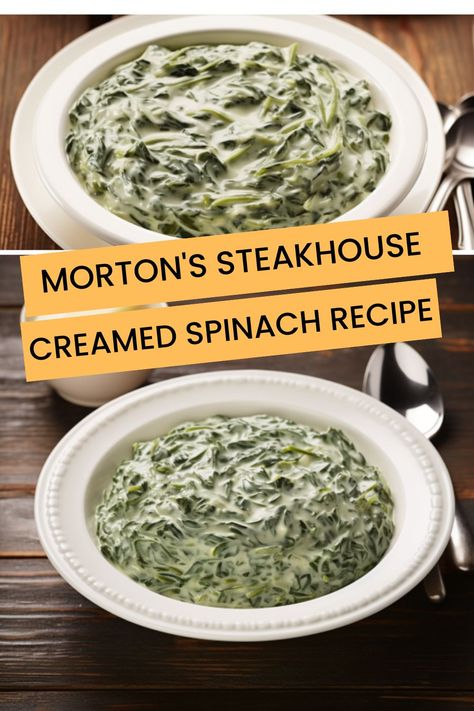 Steakhouse Creamed Spinach Recipe, Steakhouse Creamed Spinach, Spinach Recipes Vegan, Creamed Spinach Recipe, Spinach Recipe, Roasted Pork Tenderloins, Spicy Dishes, Juicy Steak, Creamed Spinach