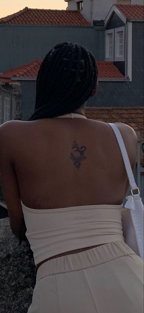 Center Back Tattoo, Oshun Tattoo, Round Tattoos, Round Tattoo, Spiritual Tattoo, Tattoo Women, Back Tattoo Women, Back Tattoos, Back Tattoo