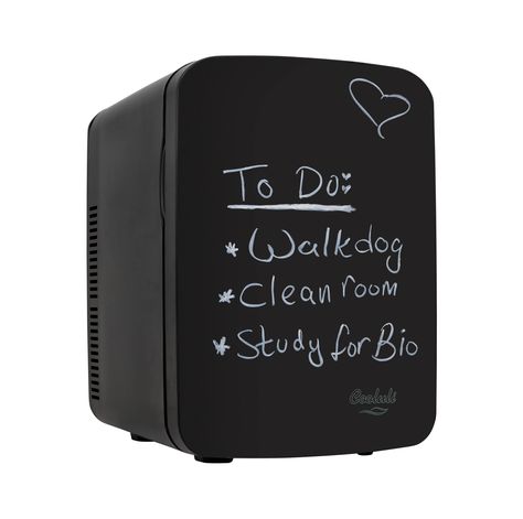 Cooluli Vibe Mini Fridge for Bedroom - With (As an Amazon Associate I earn from qualifying purchases) Mini Fridge In Bedroom Aesthetic, Retro Mini Fridge, Refrigerator Mini, Liquid Chalk Markers, Magnetic Chalkboard, Plastic Baskets, Liquid Chalk, Email Branding, Chalk Markers