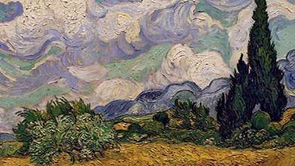 Post-Impressionism | art | Britannica.com Wheatfield With Cypresses, Wheat Field With Cypresses, Post Impressionism Art, Vincent Van Gogh Paintings, Western Paintings, Wheat Field, English Art, Van Gogh Paintings, Impressionism Painting