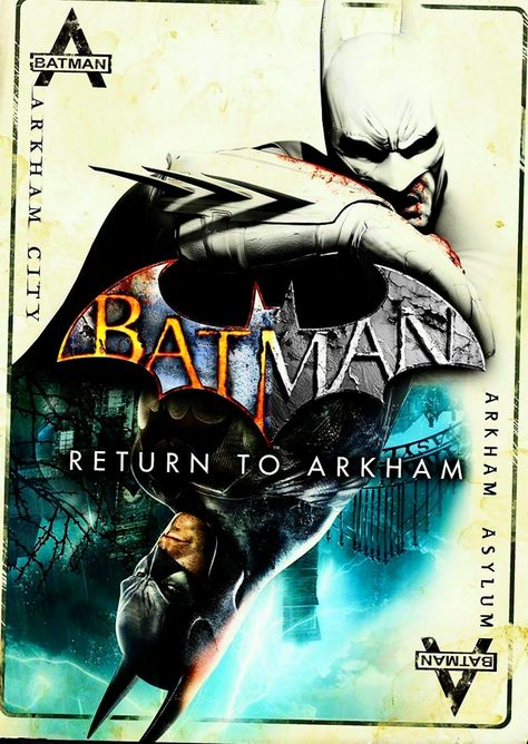 Batman Arkham Games, Arkham Games, Store Merchandise, Game Posters, Batman Arkham Asylum, Anime Retro, City Games, Video Game Posters, Batman Arkham City