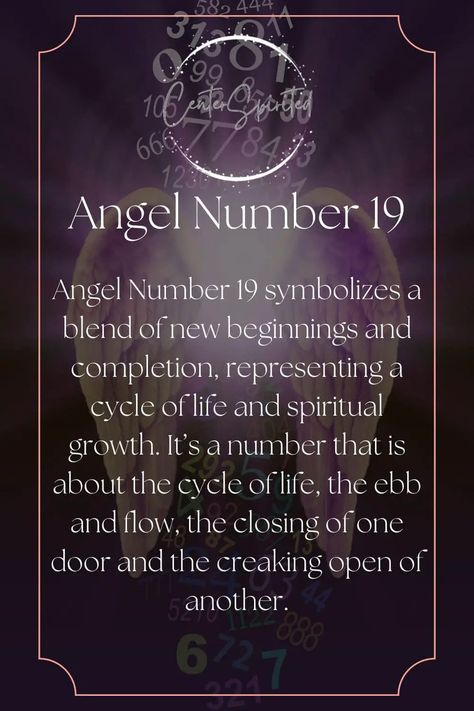 Discover the profound secrets of angel number 19! Uncover its spiritual, love, career meanings, and how it shapes your destiny. Dive in now!https://centerspirited.com/angel-numbers/19/ 19 Angel Number Meaning, 9:19 Angel Number Meaning, 19 19 Angel Number Meaning, 19 19 Angel Number, 19 Angel Number, Angel Number 19, Angel Number 1, Angle Numbers, Angel Number Meaning