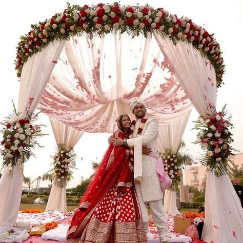 If Your loving ones care for you Then you are very lucky Contact us for your dream event Call (+977-9819001918) Dream Indian Wedding, Wedding Vidhi Mandap, Shadi Mandap Decoration, Phere Mandap Decoration, Vidhi Mandap Indian Weddings, Decoration For Indian Wedding, Indian Wedding Mandap Decorations, Mandap Decor Indian, Wedding Mandap Decoration