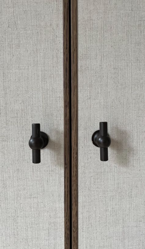 Leather Closet Door, Wallpapered Cupboard Doors, Wardrobe Fabric Door, Fabric Covered Cabinet Doors, Upholstered Wardrobe Doors, Wallpapered Closet Doors, Fabric Closet Door Ideas, Fabric Wardrobe Doors, Penthouse Ideas