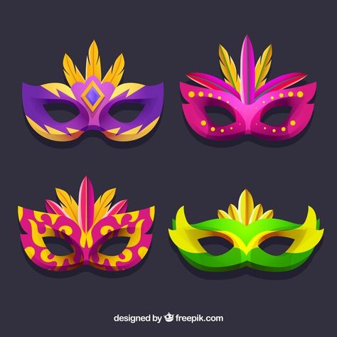 Mascara Festival Design Ideas, Masskara Festival, Sinulog Festival, Carnival Crafts, Carnival Dress, Mask Collection, Carnival Mask, Rio Carnival, Casual Art