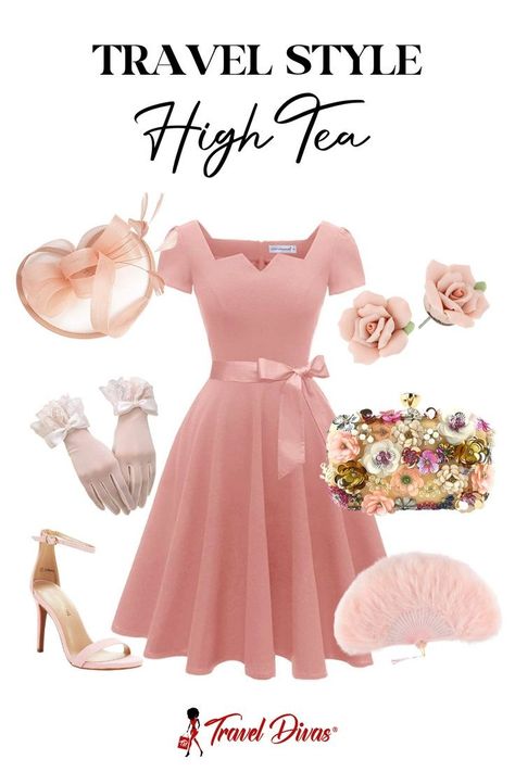 Tea Party Attire For Women Outfit, Outfit For Tea, Tea Party Attire For Women, Tea Party Outfits For Women Classy, Tea Dress Outfit, High Tea Party Outfit, Tea Time Outfit, Tea Party Outfits For Women, High Tea Outfit