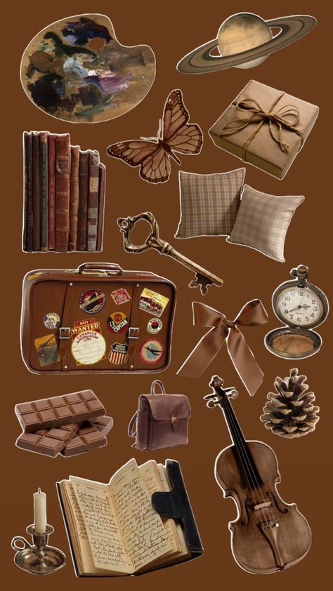 Brown Stickers For Journal, Cute Brown Stickers Aesthetic, Brown Vintage Stickers, Vintage Brown Stickers, Aesthetic Stickers Printable Vintage Brown, Brown Stickers Aesthetic, Brown Stickers Aesthetic Printable, Vintage Design Printable, Brown Aesthetic Collage