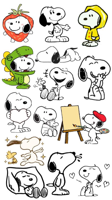 Snoopy Drawing, Snoopy Images, Peanuts Cartoon, Peanuts Characters, Snoopy Wallpaper, Snoopy Pictures, The Peanuts, Snoopy Love, Charlie Brown And Snoopy