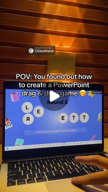 ClassPoint on Instagram: "Oh would you look at that 👀 A ready-made Canva template turned into a PowerPoint game! #PowerPoint #powerpointpresentation #powerpointdesign" Powerpoint Game Ideas, Gaming Presentation, Powerpoint Night Ideas, Interactive Powerpoint Presentation, School Powerpoint Templates, Powerpoint Game Templates, Ppt Ideas, Best Powerpoint Presentations, Cute Powerpoint Templates