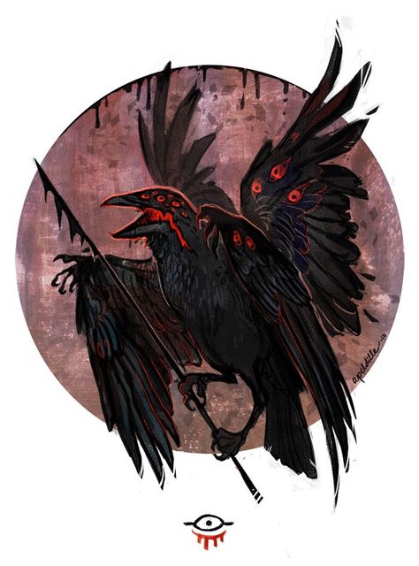 #Bloodborne #art #crow Batman Character Art, Raven Concept Art, Eldritch Tattoo, Creepy Illustration, Crow Art, Black Birds, Raven Art, Fantasy Beasts, 다크 판타지