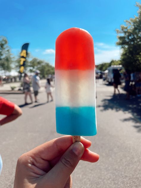 Red White Blue Popsicle, Red White And Blue Popsicles, Blue Popsicles, Red White And Boom, Legoland Florida, Bomb Pop, So Hungry, Fourth Of July Food, Ice Pop