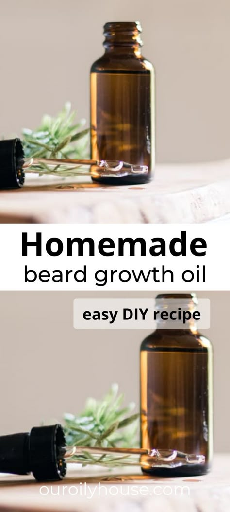 Beard Oil Recipe Diy, Homemade Beard Oil, Natural Beard Growth, Hair Growth Oil Recipe, Diy Beard Oil, Beard Oil Recipe, Homemade Hair Oil, Essential Oil Hair Growth, Diy Beard