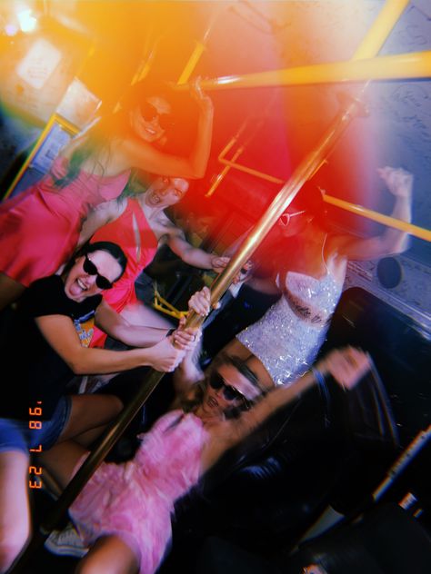 Bachelorette Party Bus, Disco Cowgirl Bachelorette, Cowgirl Bachelorette, Disco Cowgirl, Bachelorette Ideas, Nashville Bachelorette, Pink Cowgirl, All Pink, Party Bus