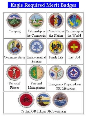 Required Merit Badges for Eagle Boy Scout Activities, Boy Scout Badges, Boy Scouts Eagle, Boy Scouts Merit Badges, Eagle Scout Ceremony, Boy Scout Camping, Eagle Scouts, Scout Mom, Scout Badges