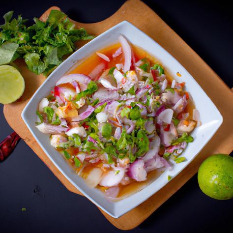 "Receta Fresca de Ceviche de Palmito: 🥗😋 Cómo Preparar Este Delicioso Platillo Vegetariano Latinoamericano en Tu Cocina" - Recetas - 🔥 TvCocina ★ Videos de Cocina Top + Recetas Gourmet y Cocineros Ceviche Gourmet, Peru, Salad