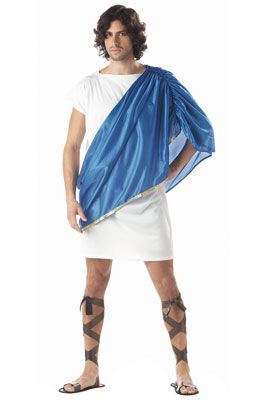 Toga Man Adult Costume only $14.95 @ PureCostumes.com #Halloween #costumes #togaparty Mens Toga Costume, Toga Outfit, Greek Toga, Goddess Halloween Costume, Gladiator Costumes, Toga Costume, Roman Costume, Toga Party, Greek Costume