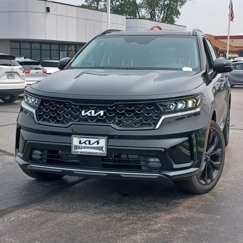 The Kia Sorento is designed to meet all your needs, with plenty of power, fuel efficiency, and style. Plus, you'll love the onboard amenities that make driving more enjoyable than ever before. Let us help find yours at Willowbrook Kia. Kia K4 2025, 2024 Kia Seltos, Kia Suv Vehicles, 2024 Kia Sportage, New Car Kia K5, Vision Board Pics, Air Filtration System, Safety Gear, Cheap Cars