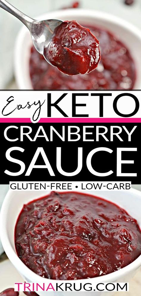 Cranberry Sauce Recipe Easy, Keto Cranberry Recipes, Keto Cranberry Sauce, Sugar Free Cranberry Sauce, Keto Cranberry, Traditional Holiday Recipes, Diet Desserts Recipes, Keto Holiday Recipes, Gluten Free Dinner Easy