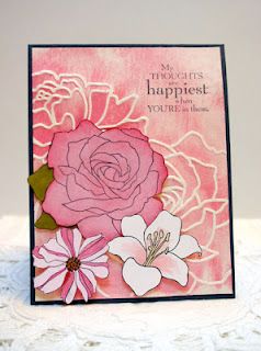 Altenew Beautiful Bergenia Embossing Folder Cards, Rose Embossing Folder, Layered Florals Embossing Folder, Altenew Antique Roses Cards, Rubber Stamping Cards, Altenew Cherry Blossom Bunch, Floral Set, Stampin Up Project, Color Challenge