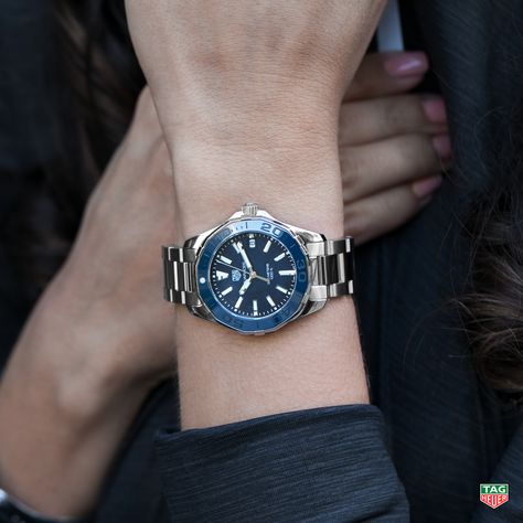 Tag Heuer Ladies Watch, Tag Heuer Aquaracer Women, Tag Watches Women, Cartier Bracelets, Tag Heuer Women, Arm Candies, Lady Watch, Tag Heuer Aquaracer, Swiss Army Watches