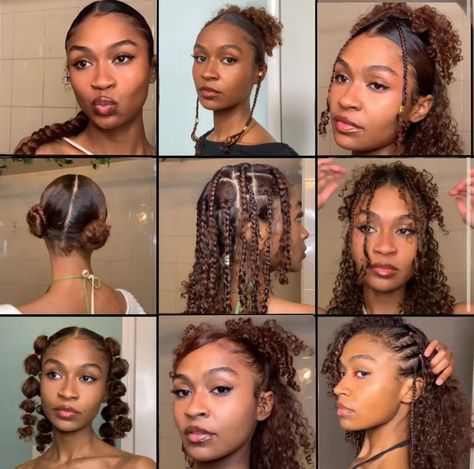 All Posts • Instagram Cute Natural Hairstyles, Mixed Curly Hair, Quick Natural Hair Styles, Curls Hairstyles, Cute Curly Hairstyles, Curly Hair Styles Easy, Hairdos For Curly Hair, Natural Curls Hairstyles, Natural Hair Styles Easy