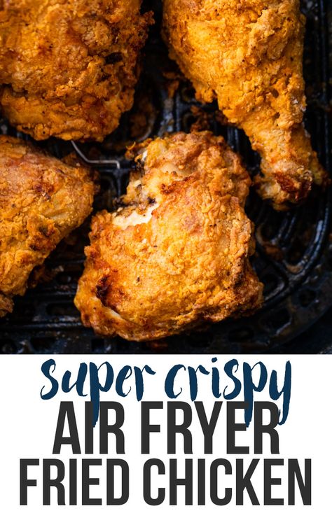 Air Fryer Recipes Healthy Low Carb, Air Fryer Fried Chicken, Air Fried Food, Air Fryer Oven Recipes, Air Fry Recipes, Best Air Fryers, Air Fryer Recipes Chicken, Air Fryer Dinner Recipes, Fried Chicken Recipes