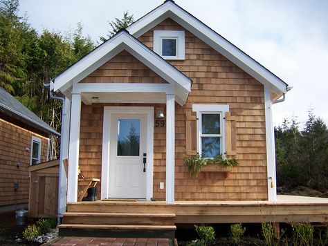 Beach Camp 026 | Flickr - Photo Sharing! Cabin Exteriors, Cedar Shingle, Island Cottage, Shingle House, Cedar Shake, Future Space, Cedar Shakes, Backyard House, Trim Colors