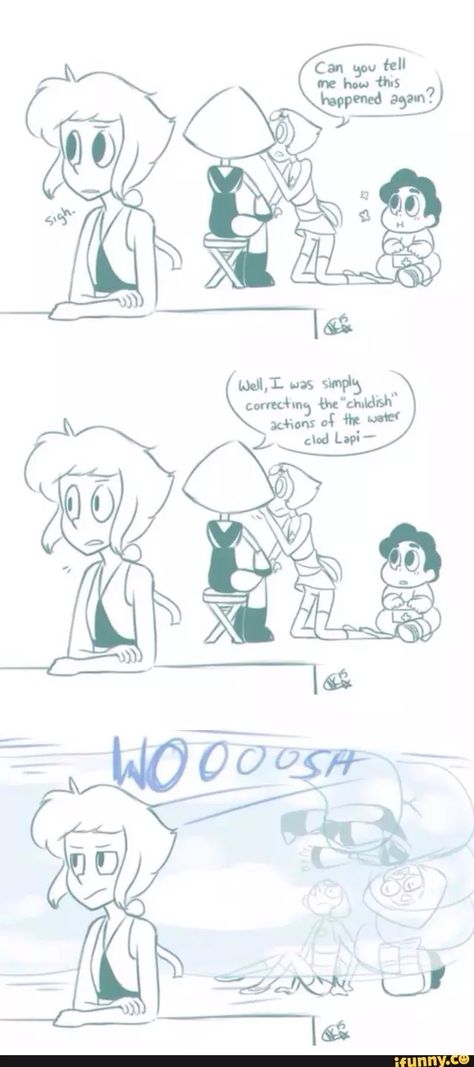 Peridot Comic, Lapis X Peridot, Lapidot Comic, Steven Universe Lapis, Lapis And Peridot, Steven Universe Memes, Space Rocks, Steven Universe Comic, Good Bye