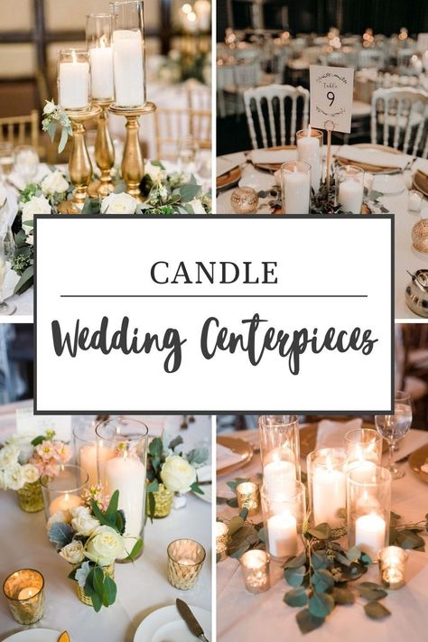 Discover the top candle wedding centerpieces for a romantic theme in 2025. From elegant votives to grand candelabras, these ideas will elevate your wedding decor. #WeddingInspiration #RomanticDecor #2025Trends Romantic Simple Wedding, Wedding Centerpieces With Candles, Simple Wedding Table Centerpieces, Wedding Centerpieces Elegant Romantic, Centerpieces With Candles, Wedding Reception Candles, Round Wedding Tables, Candles And Flowers, Greenery Wedding Centerpieces