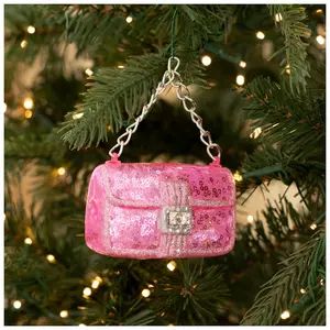 Hobby Lobby Hobby Lobby Christmas Ornaments, Mary Kay Holiday, Dream Christmas, Sequin Handbag, Girly Christmas, Sequin Purse, Pink Xmas, Snow Fairy, Pink Stuff