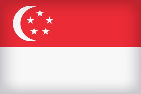 Singapore Flag Aesthetic, Nursing Basics, Flag Of Singapore, Riau Islands, Countries Of Asia, Board Themes, Singapore Flag, Singapore Garden, Vision Board Themes