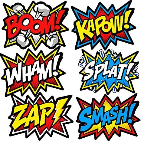 Marvel Party Decorations, Avengers Birthday Decorations, Superhero Backdrop, Word Cutouts, Superhero Party Decorations, Superhero Party Favors, Marvel Party, Kids Hero, Superhero Room