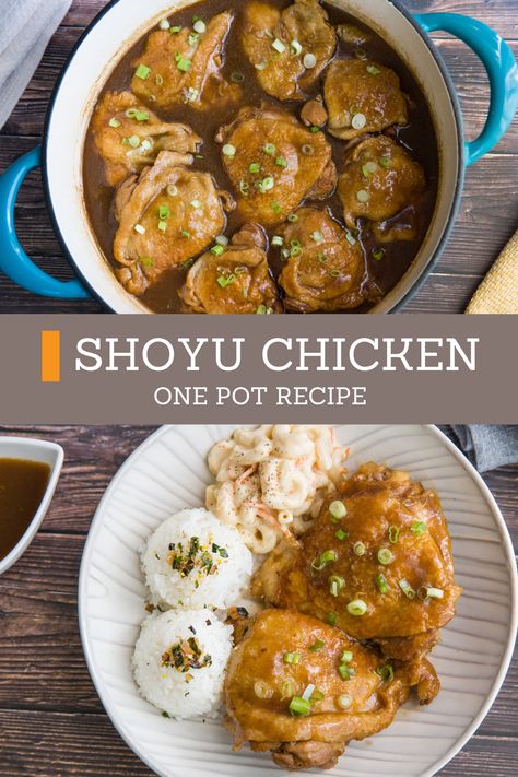 Chicken Thigh Recipes Hawaiian, Tahitian Recipes, Hawaiian Chicken Oven, Hawaiian Shoyu Chicken, Portuguese Chicken Recipes, Hawaiian Bros Molokai Chicken, Shoyu Chicken Recipe, Shoyu Chicken Recipe Hawaii, Baked Shoyu Chicken Recipe Hawaii