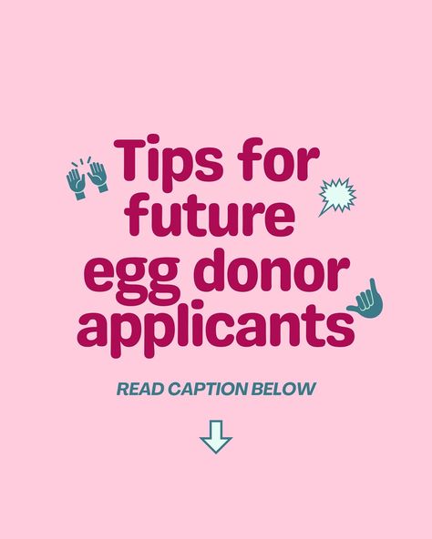 Here are 3 quick tips to guide you through your egg donation application: Be honest in every detail, let your unique self shine through, and remember, persistence is golden. Your dedication makes dreams possible. Link in bio to apply to become an egg donor today! #eggdonation #eggdonor #eggdonors #eggdonorjourney #eggdonationprocess #eggdonoragency Egg Donor, Egg Donation, 2025 Vision, An Egg, Be Honest, Link In Bio, Need To Know, Vision Board, Egg