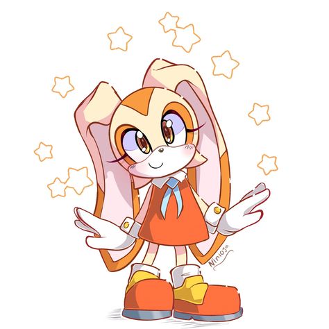 Cream The Rabbit Fanart, Sonic Kawaii, Cream Sonic, Sonic Anime, Cream The Rabbit, Bunny Mom, Sonic Fanart, Cream Art, Sonic Friends